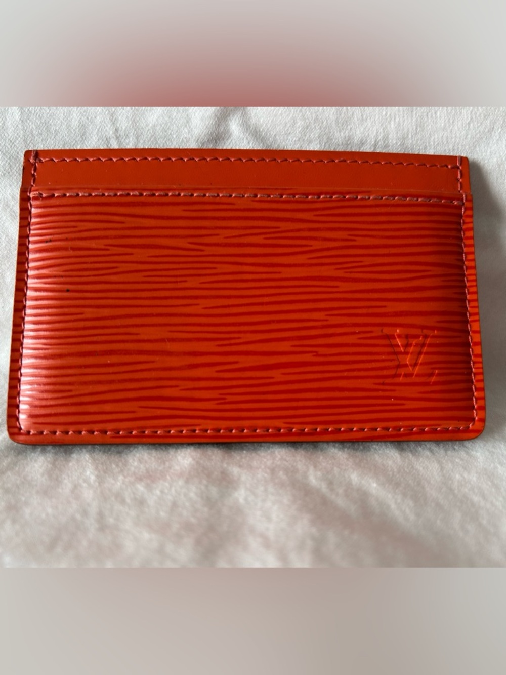 Authentic Louis Vuitton Monogram Epi Leather Card Holder